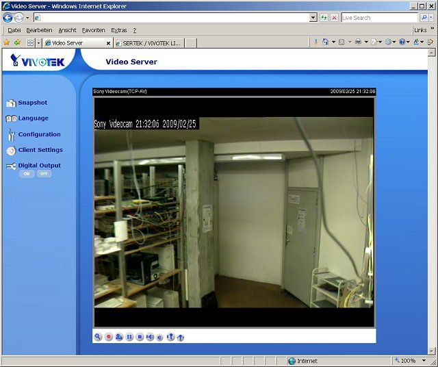 IP 1-Kanal MPEG4/MJPEG Netzwerk Videoserver Audio RTSP Webmonitor